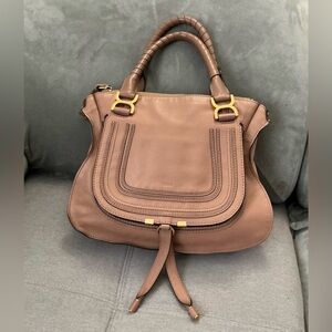 BEAUTIFUL💖CHLOE MARCIE leather bag🔥